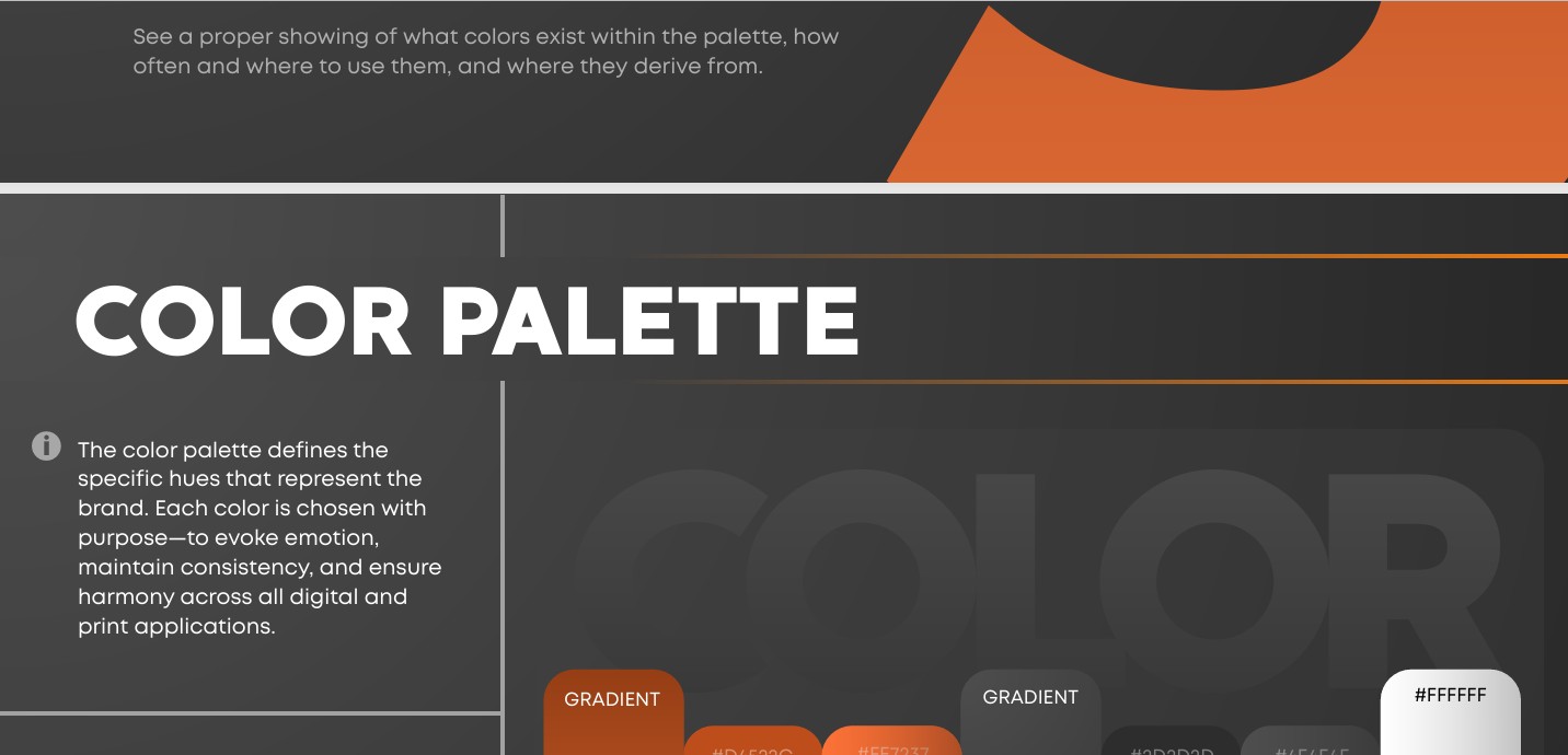 Cascadia color palette proposal page